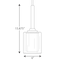 Progress Lighting Kene Collection Graphite One-Light Mini-Pendant P500103-143 - alternate 4